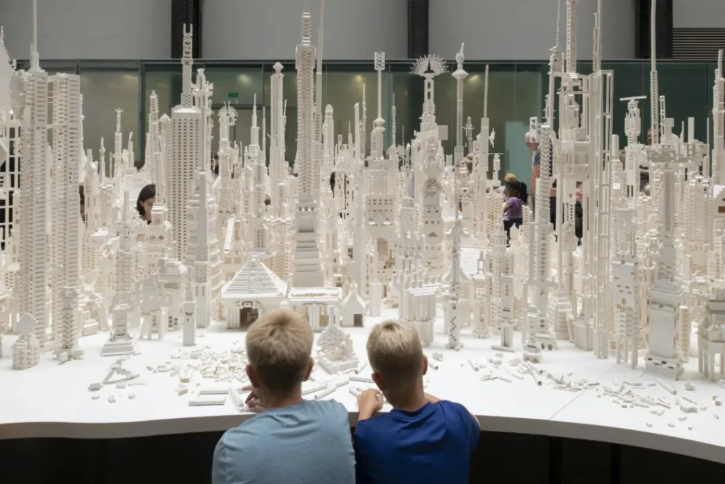 white lego Architecture