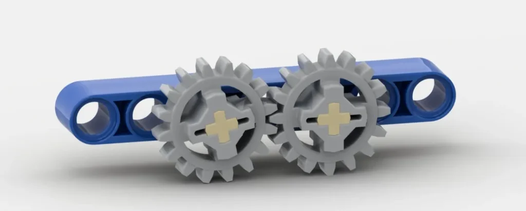 LEGO Same-sized driving gear and output gear
