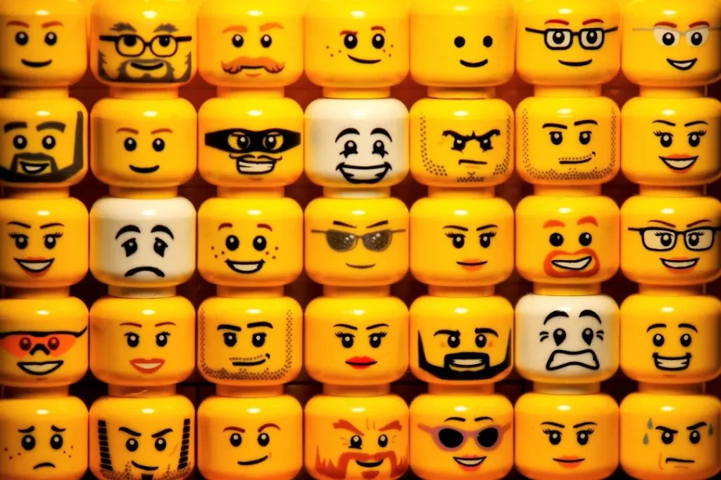 lego minifigures face