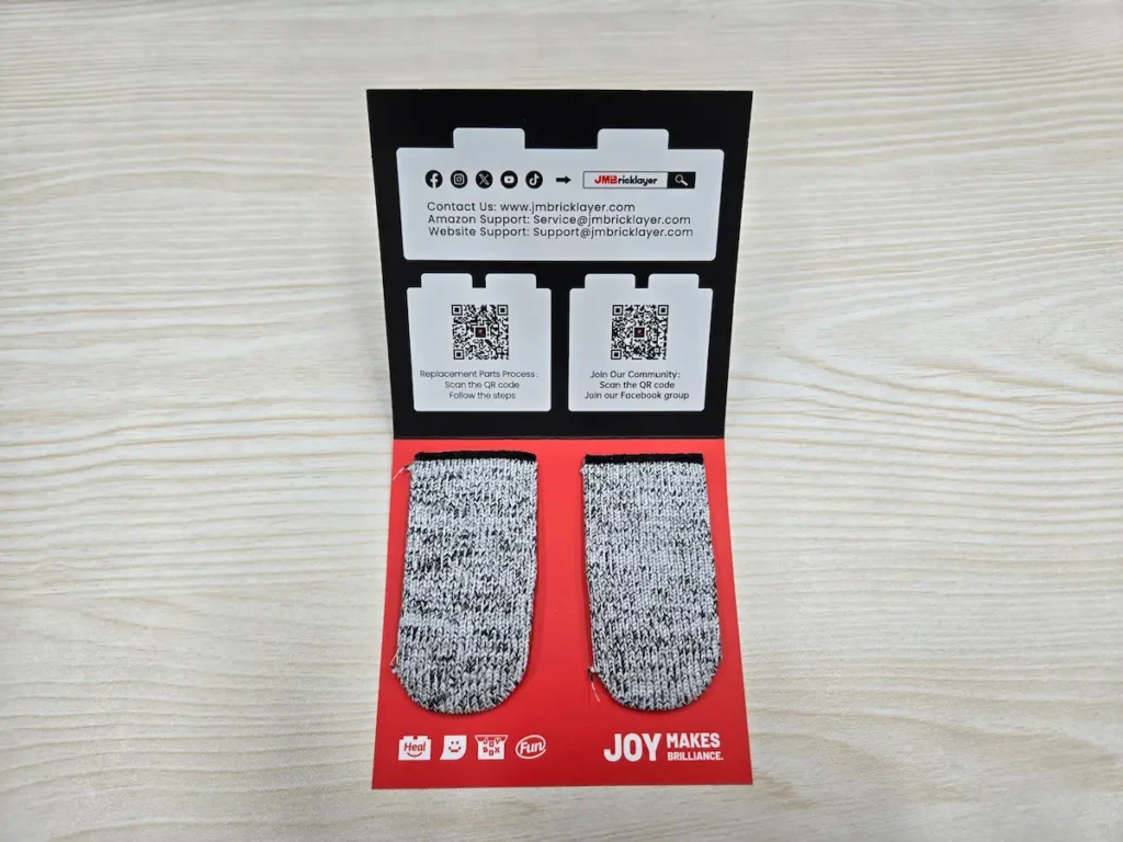 jmbricklayer New After-sales Cards & Finger Sleeve in photo