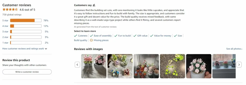 jmbricklayer amazon store customer review