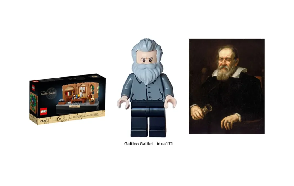 lego minifigure galileo galilei idea171