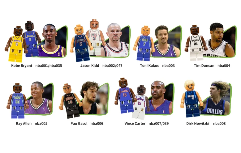 nba LEGO Minifigures real people