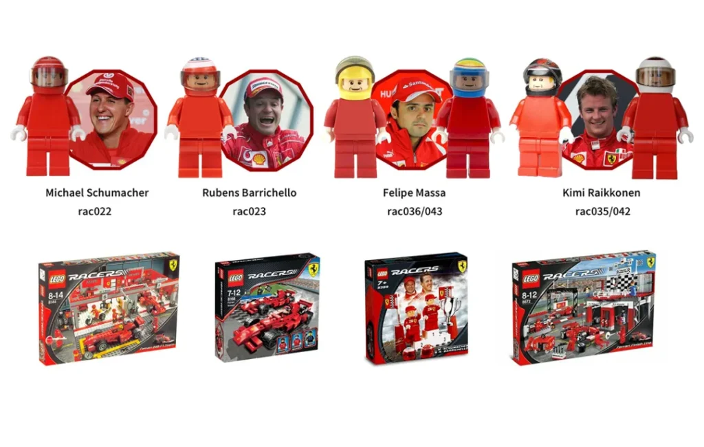 sport cars LEGO minifigures real people